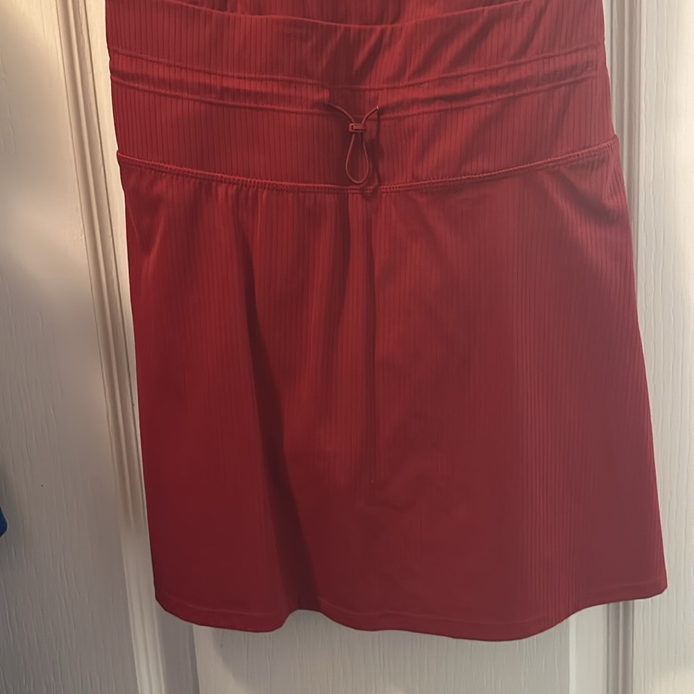 JoyLab - Women's Game Day Ribbed Tank Active Dress - JoyLab Red Small - Picture 11 of 16